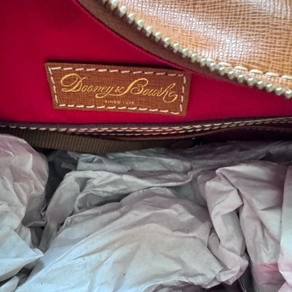Dooney & Bourke - NWT Brown Saffiano Leather Purse - Picture 9 of 14